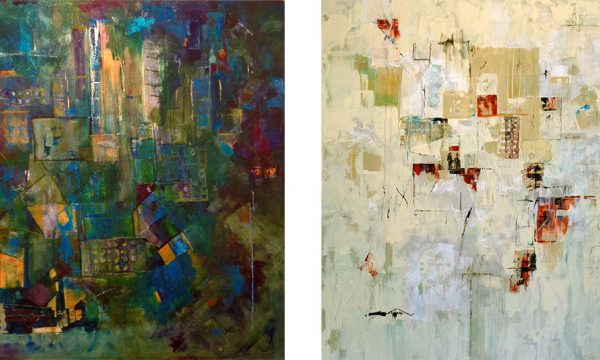 Rosanne Hudson
"Windows", 2013, acrylic on canvas, 48 x 48”
"The Edge", 2012, acrylic on canvas, 48 x 48”