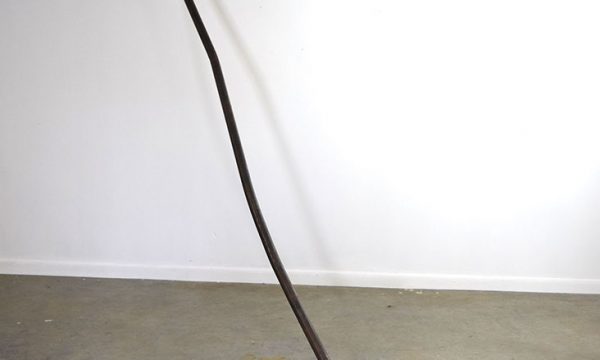 Tim Glover, "Snake and Rake", 2016, steel and paint, 83” x 55” x 84”