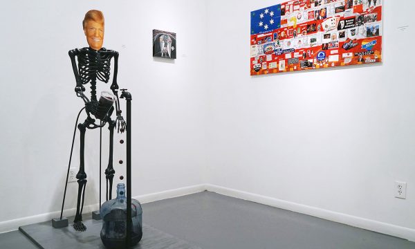 12th Annual Open Call Exhibition, "Trump THIS!", installation view at the Art Car Museum, 2017
