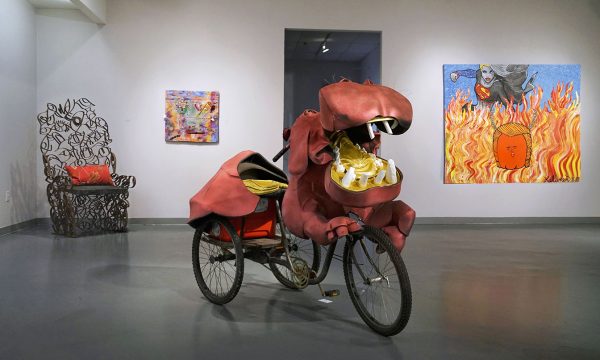 12th Annual Open Call Exhibition, "Trump THIS!", installation view at the Art Car Museum, 2017