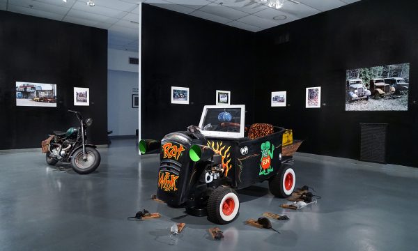 "Rat Rod Review", installation view at the Art Car Museum, 2017 - 2018