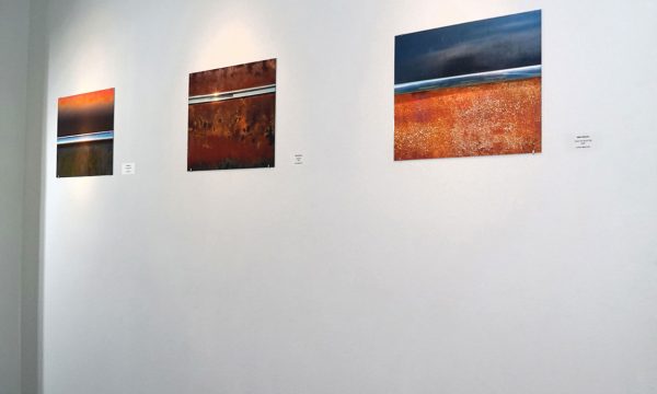Allen Bourne, photographic series: "Out of Doors", installation view at the Art Car Museum, 2018