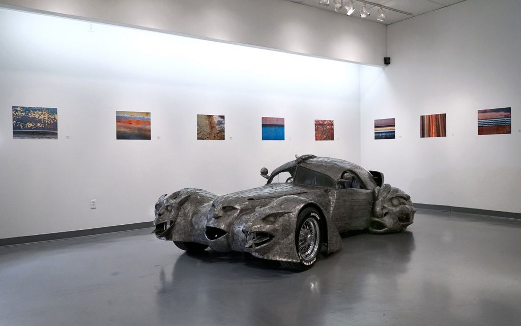 W.T. Burge, "Phantoms": "Celebration of Art Cars", 20th Anniversary of the Art Car Museum, installation view, 2018
