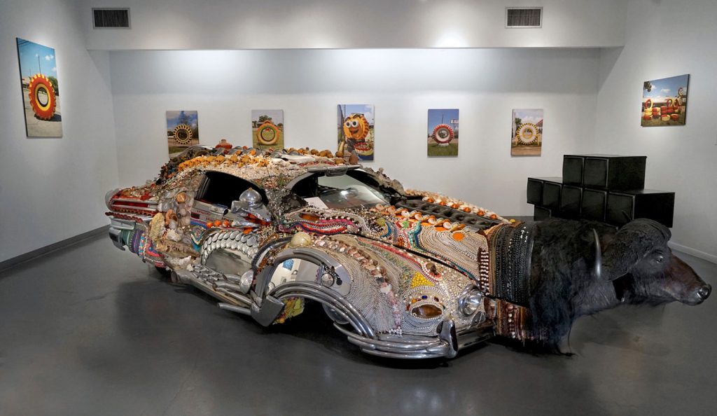 David Best, "Faith": "Celebration of Art Cars", 20th Anniversary of the Art Car Museum, installation view, 2018