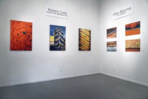 Robert Cook and Allen Bourne, installation view at the Art Car Museum, 2018