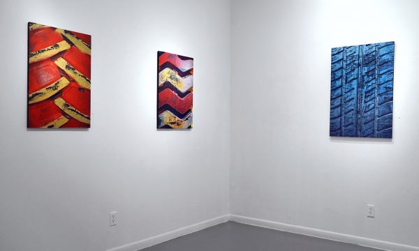 Robert Cook, photographic series: "Retired", installation view at the Art Car Museum, 2018