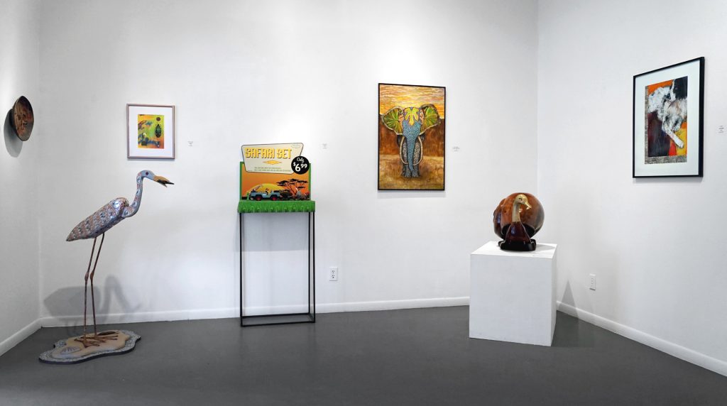 "Animals", Installation view at the Art Car Museum, 2019